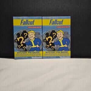 Fallout Mystery Pin Badge Volume 2 Official Bethesda Fanattik -Set of 2